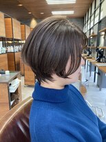 モスト ブリヤン(MOST BURYAN)&nbsp;くびれショート×30代オリーブベージュカラー