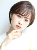 丸みショートボブ