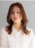 二俣川_レディース_ロング_コテ巻き_パーマ_ブラウン_大人ヘア