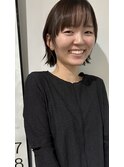 やわらかぱつんボブ