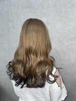 アン ブリーチ 大宮駅東口店(UN BLEACH)&nbsp;ブリーチ１回～ミルクティーベージュ×裾カラー♪