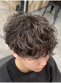 新パーマフリップウェーブシャドウパーマ波巻きパーマ