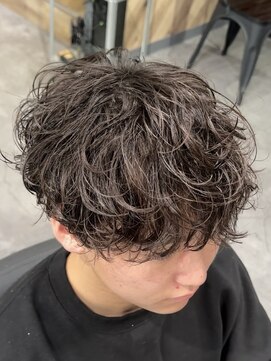 ビカムメンズヘアー 栄店(become men's hair) 新パーマフリップウェーブシャドウパーマ波巻きパーマ