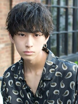 ネクスト 渋谷(NEXT) MEN’S HAIR/ブルーブラック/フェザーパーマ/渋谷ア