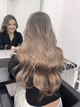 エゴ 池袋(EGO) 10代20代30代外国人風バレイヤージュ ハイライトカラー