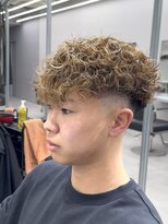 ササ 京都河原町店(33 SASA)&nbsp;スペインカール　メンズハイライト　京都四条河原町