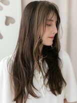 カバーヘア ブリス 上尾西口店(COVER HAIR bliss)&nbsp;ミストバングフェイスフレーミングレイヤーロングY上尾20代30代