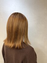 クア(qua)&nbsp;【北千住】イルミナライトニングで透明感ブラウンベージュボブ