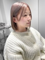 ユーフォリア 新宿通り(Euphoria)&nbsp;ホワイトピンクベージュ/ボブ