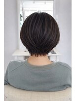 サイクル(CYCLE)&nbsp;着物ヘア/大人ガーリー/ダークアッシュ/似合わせカット/伊勢崎