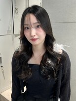 トリッカ 銀座(tricca)&nbsp;韓国風くびれロング/ヨシンモリ/大人可愛い/ゆる巻きウェーブ