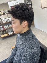 ヌークバイラヴェスト 四日市(neuk by lovest)&nbsp;【neuk服部】アップバングショートニュアンスパーマ