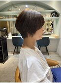 髪質改善/クールショート/イメチェン/ショートボブ前髪