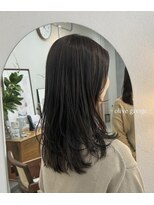 ヘアー アイス カンナ(HAIR ICI Canna)&nbsp;オリーブグレージュ/春カラー/暗髪カラー／オリーブカラー