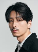 天神ニュアンスパーマカルマパーマセンターパートガイルヘア緩め