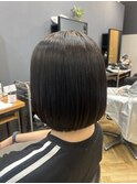 ダークパープル/ナチュラルショート/ミルクブラウン/市川いづみ