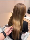 ハイライト×ベージュ
