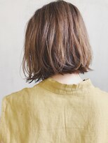 フィルムス 銀座(FILMS)&nbsp;レイヤーカット/デザインカラー/ウェットヘア/オリーブベージュ