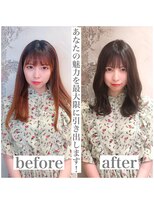 ビューティーコネクション ギンザ ヘアーサロン(Beauty Connection Ginza Hair salon) 【清水style】くびれセミディ好印象◎無造作カール/小顔おくれ毛