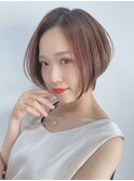 大人かわいい小顔効果抜群☆ショートボブ/30代40代50代