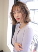 【神戸三宮】外ハネレイヤーボブ×シースルーバング