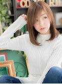 斜めバング抜けけ感小ことりベージュボブルフc4川口30代40代!