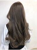 髪質改善・透け感とツヤ感のあるオリーブベージュ♪