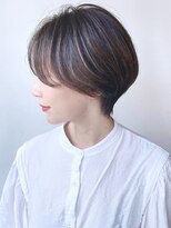 モリオフロムロンドン 原宿本店(morio from London)&nbsp;【morio原宿】ナチュラルハイライト　横顔美人ショート
