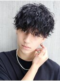 波巻きパーママッシュ ツイストスパイラル 波打ちパーマ
