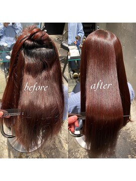 エノア 銀座(ENORE) 弱酸性縮毛矯正 ＆ 弱酸性カラー