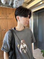 毛流れセンターパート
