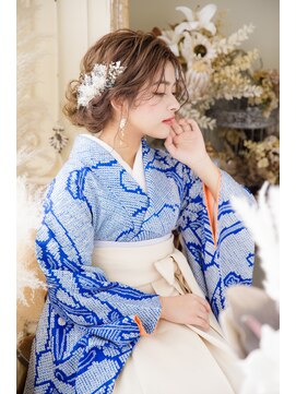 ヘアセットサロンシャルメ 梅田店(Hair Make Salon CHARMER) 《ヘアセット》卒業式や成人式に！定番のシニヨンスタイル