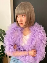 シーン(SCENE)&nbsp;切りっぱなしボブ　ミニボブ　ハイトーン　透明感【天神/今泉】