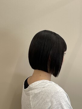 アース 上本町店(HAIR&MAKE EARTH) 大人可愛い小顔前下がりボブ×ナチュラルボブ×ミニボブ20代30代