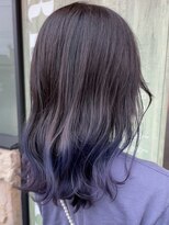 レイルヘア(REIR-HAIR)&nbsp;裾カラー×ラベンダー