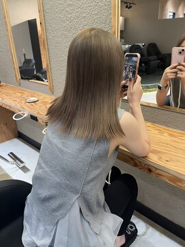 エイト 難波店(EIGHT namba) ミルクティーベージュ　ブラウン　【店長　山本】