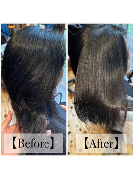 カンカ(Kanca) 美髪ストレート♯静岡市♯髪質改善♯縮毛♯美髪矯正