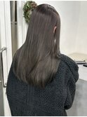 透明感グレージュカラー