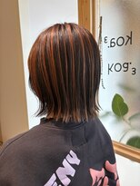 ルーム 富木島店(room)&nbsp;アンブレラカラー×切りっぱなしボブ