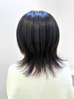 アッシュ 町田駅前通り店(Ash) マッシュウルフ×パープルインナーカラー