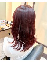 美容室ヒラトヤ 仙北店 大人可愛い透明感立体感テラコッタ×ゆるふわウェーブ20代30代