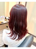 大人可愛い透明感立体感テラコッタ×ゆるふわウェーブ20代30代
