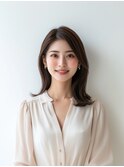 /イメチェン/外ハネボブ/美髪/ワイドバング/髪型