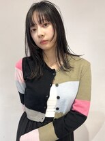 イル(ill)&nbsp;ミディアム レイヤー 大須 黒髪