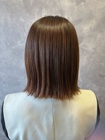 ザ ラブズ ラフズ ヘアー 本店(the loves laughs hair)&nbsp;艶々ストレート/切りっぱなしボブ/梅雨対策/さらさら