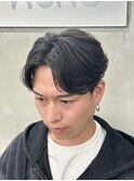 曲がる縮毛矯正/フェザーパーマ/毛流れ