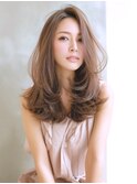 ☆ホワイトグレージュミニウルフデジタルパーマチェリーブラウン