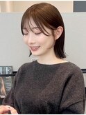 顔周りカット*前髪カット*前髪ありボブ*レイヤーボブ*大人ボブ
