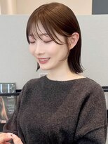 ケーツー あべのキューズモ－ル店(K-two)&nbsp;顔周りカット*前髪カット*前髪ありボブ*レイヤーボブ*大人ボブ
