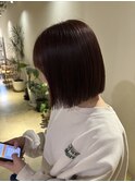 タッセルボブ×暖色カラー【円口睦】